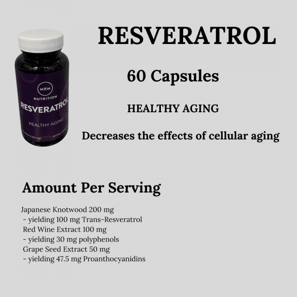 RESVERATROL. 60 Capsules